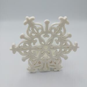 Yankee Candle Sparkle Snowflake‎ Votive Candle Holder 1157428 Vtg